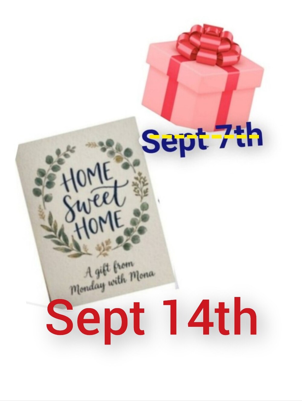 Sept 14th🎁 Home Gift -  Monday with Mona 4pm PST 🎁 Gift Giveaway🎁